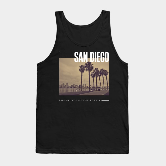 San Diego city Tank Top by Innboy